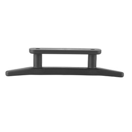 Luqeeg 1pc Nylon Kayak Cleat, High Strength and Robust Design, 2 Hole Open Base with Screws Accessory, Cleat Replacement Kit for Kayak, Canoe and Boat, Suitable for System