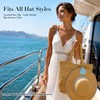 TABITORA Seashell Hat Clip for Travel, Hands-Free Hat Holder for