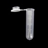 10Pcs 10 ml Plastic Test Tubes, Transparent Clear Plastic Storage