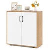 LOKO 2-Door Buffet Cabinet, Credenza Storage Cabinet with 5-Postition Adjustable