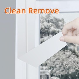 ZOMPAGO Cloth Duct Window Seal Tape for Winter,2.2in x 66FT, Weather Stripping Sealing Insulation Tape for Windows and Door, Strong Adhesion Draft Blocker White