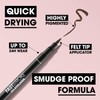 Collection Cosmetics Fast Stroke Felt Tip Eyeliner with Fine Tip,