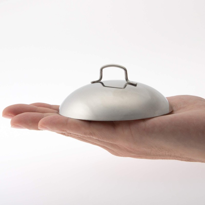 TKG Corporation Petite Wok Lid for Chinese Cuisines, 18-8 Stainless