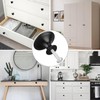 Kitchen Cabinet Knobs ，Cabinet Knobs, 25Pcs Black Cabinet Knobs, Durable