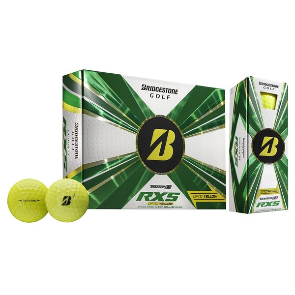 Bridgestone Golf 2022 Tour B RXS Yellow Golf Balls