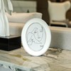 SWTHONY Oval 5 x 7 Picture Frames, Silver Modern 5