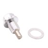MACHSWON M12 X 1.75mm Thread Silver Tone Magnetic Car Oil