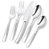 Flatasy Silverware Set Flatware Set Stainless Steel Cutlery Set Hammered