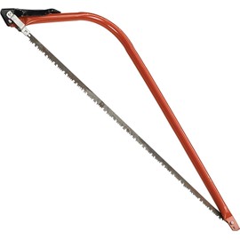 WEDGE 30" (76.2 cm) Metal Bow Saw | Replaceable Blade | Lightweight Hollow Steel Handle | Vibrant Red Handle | Essential for Woodwork & Outdoor Adventures