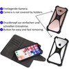 K-S-Trade Qualitativ & Innovativ Handyhülle Schutzhülle Hülle Bookstyle Wallet-Case Für