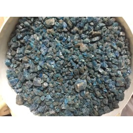 1lb Wholesale Smaller Deep Blue Apatite Gem Crystals
