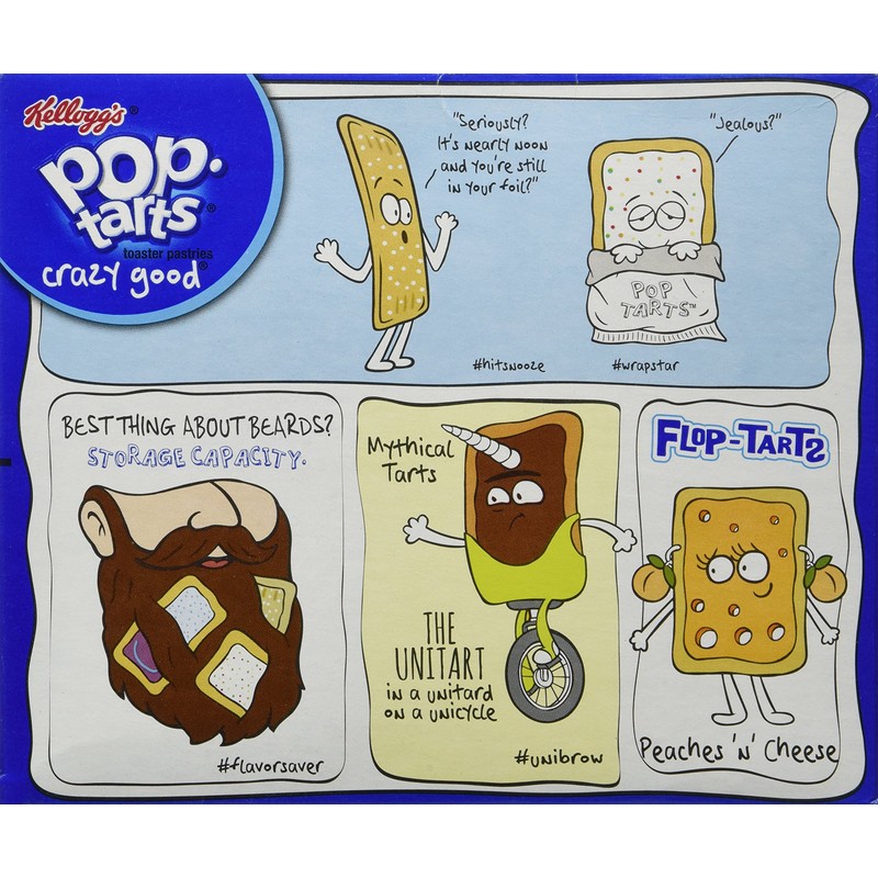 Pop-Tarts Strawberry Unfrosted Toaster Pastries 16 Toaster 29.3 OZ