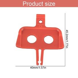 WUSJCOF 4 Pieces Bicycle Transport Lock Disc Brakes Spacers, Hydraulic Disc Brake Pad Spreader, Repair Tool for Shimano, Mountain Bike, Road Bike