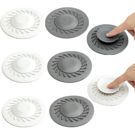 Lumbor37 Tapas de Silicona, 6 Piezas Tapón de Silicona para Desagüe de Suelo, Tapa Coladera, Alfombrilla Antiolores, Sello de Cocina para Bañera Cocina Baño Balcón Lavabos Patio