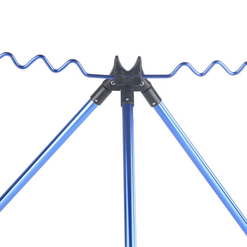 Aluminium Alloy Dazzling Portable Sea Pole Bracket Tripod Telescopic Fishing