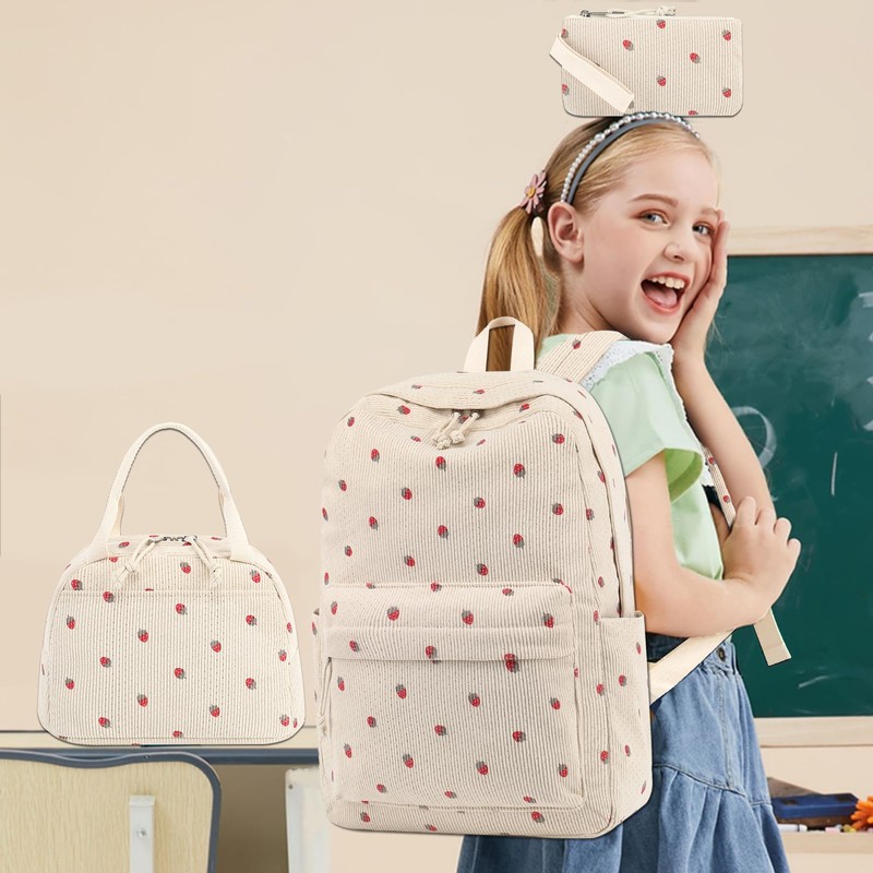 Bluboon School Backpack Teens Girls Boys Kids School Book Bags