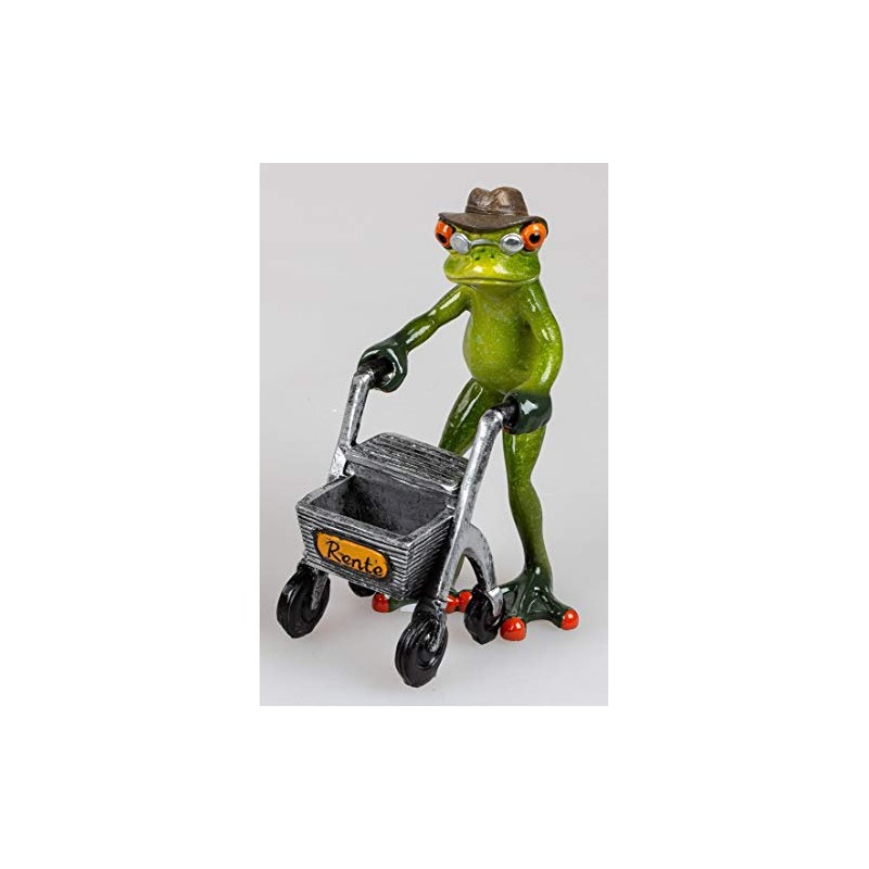 Formano Frog Pensioner Light Green, Approx. 16 cm