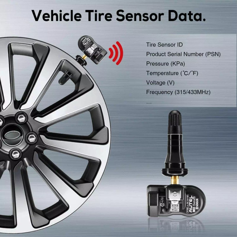 Autel MaxiTPMS MX Programmable Sensor Fit Tire TPMS 2 In1