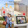 FRAMEO 32GB Digital Picture Frame with LED Light, 10.1 Inch