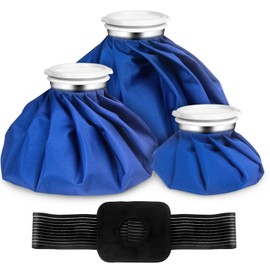 Icing Bag Ice Bag, Ice Bag, Icing Set, 3 Pieces, 1 Icing Supporter, Sports, Golf, Baseball, Basketball, Tennis, General, Condensation, No Leaking, Cold and Hot Use, Large Diameter, Repeated Use