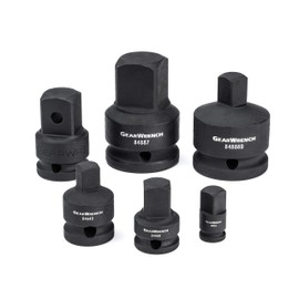 GEARWRENCH 6 Piece 1/4", 3/8", 1/2", 3/4" Drive Impact Adapter Set | 84928A-07
