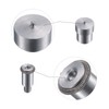 sourcing map 12 mm Press Studs Button Shape for Hand