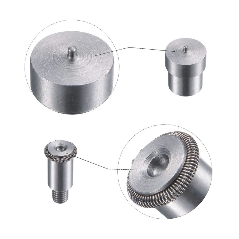 sourcing map 12 mm Press Studs Button Shape for Hand