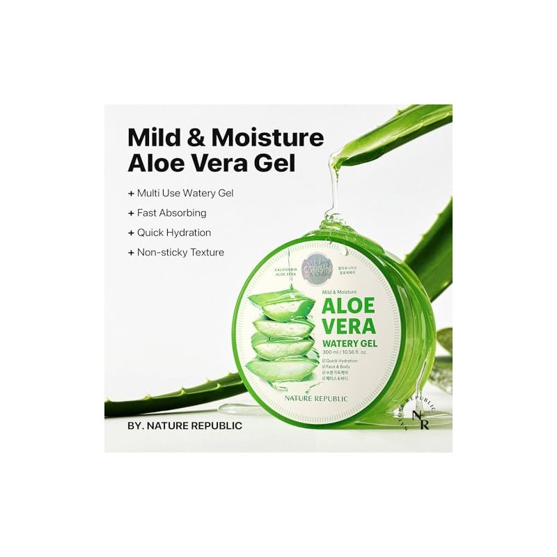Nature Republic Aloe Vera Soothing Gel, 3 Pieces