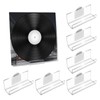 Kalami 6 Pack Vinyl Record Holder Wall Mount No Drill,