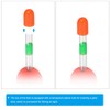 PATIKIL Fishing Bobbers 5Pk 0.18oz EVA Float Yellow