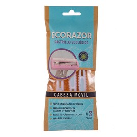 Rastrillo Ecorazor Hombre 3 Pz 3 Hojas