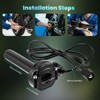 Throttle Grips Handlebar Assy, Electric Motorcycle Throttle Handle, Motorbike Accelerator
