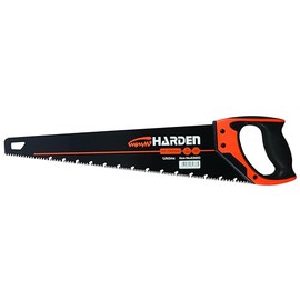 HARDEN Tools 20" (510mm) Pro Hand Saw – #65 Mn Steel Blade, Heat Treated, HRC >55 Teeth Hardness, 3-Sided Grinding Teeth, Soft TPR Handle