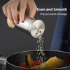 MAXCOOK Salt and Pepper Shakers set, Stainless Steel Salt Shaker