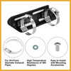 Partuto 1 Set Motobike Heat Shield Kit Exhaust Pipe Cover