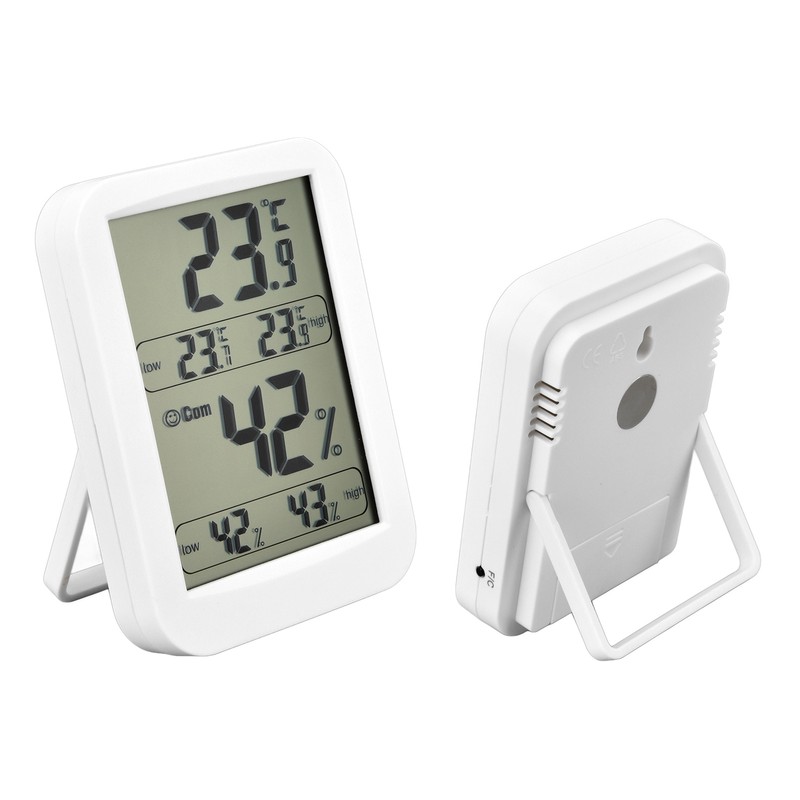 Thermometer Hygrometer Accurate Large LCD Display Temp Humidity Meter for