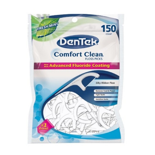 DenTek Comfort Clean Floss Picks Fresh Mint 150 Each
