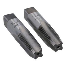 1/4" x 18 NPT Imperial Tungsten Steel Taper and Plug Set TD079