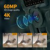 LAIZESKE 4K 60MP Trail Camera, Wifi Game Camera with Night