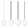 Qulable Toilet Brushes Stainless Steel Toilet Brush with Flexible Soft