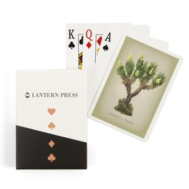 Lantern Press Blooming Joshua Tree, Vintage Flora (52 Playing Cards, Poker Size Card Deck with Jokers)