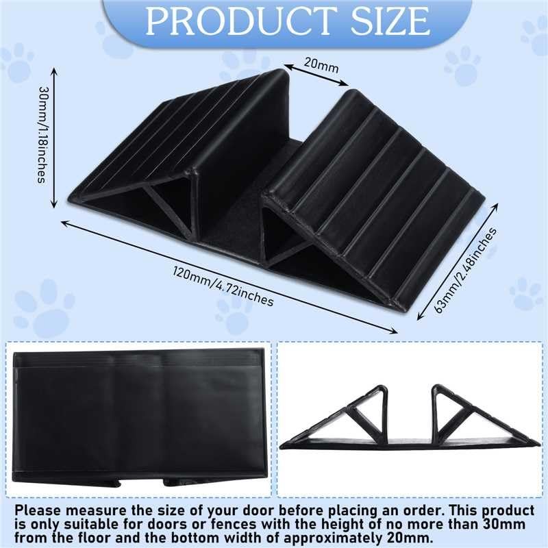 Geelin 4 Pcs Pet Gate Support Feet Freestanding Dog Gates