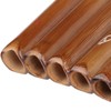 Pan Flute Natural Bamboo 15 Pipes G Tone Pans Pipe
