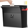 Yaocom Wall Mount Mailboxes for Outside Locking Security Mail Box