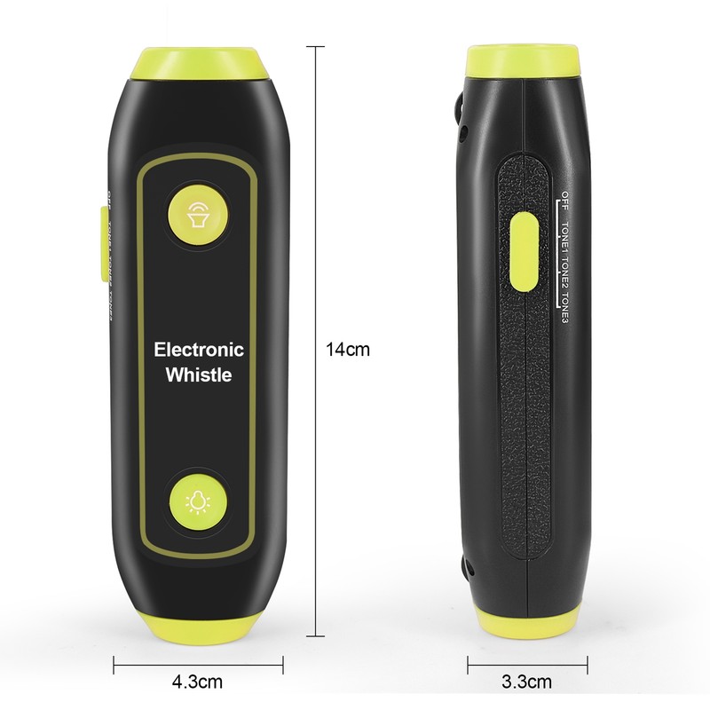 Electronic Whistle 3 Tone 3 Volume Level Blow Free Whistle