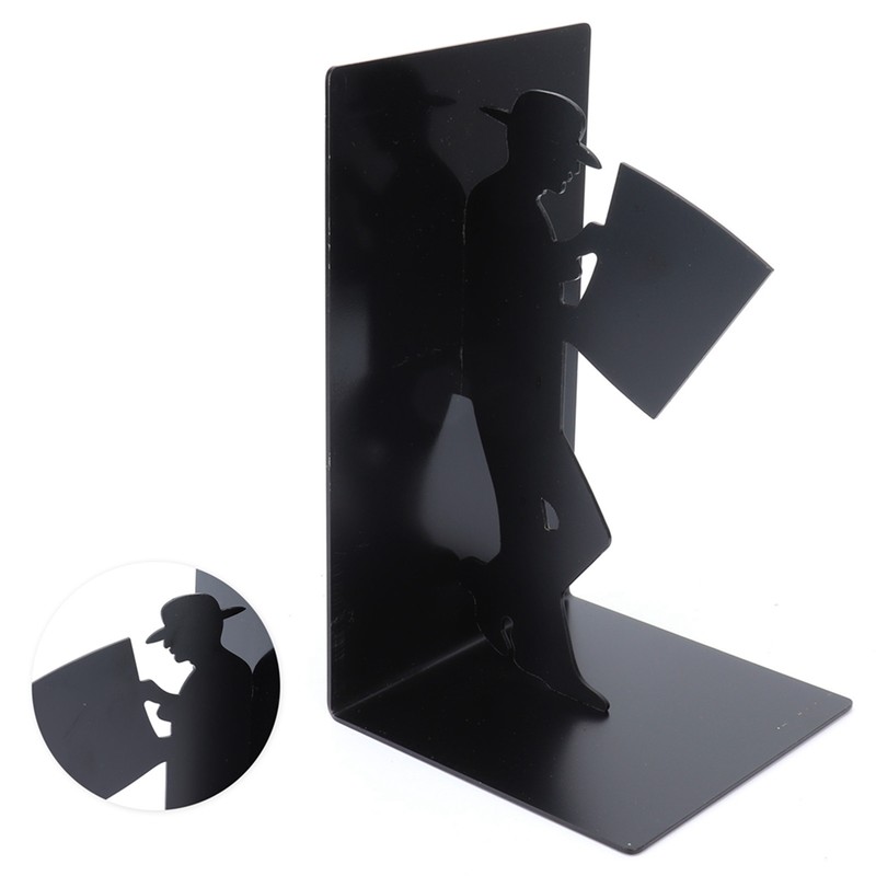 Wrought Iron Figure Book Stand Readers Book Stand Bookshelf Ornaments