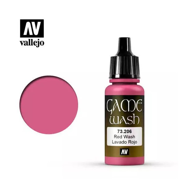 ACRYLICOS VALLEJO, S.L. Vallejo Game Color Paint: Wash - Red