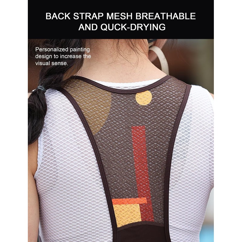 INBIKE Women's Cycling Bib Shorts with 3D High Density Sponge