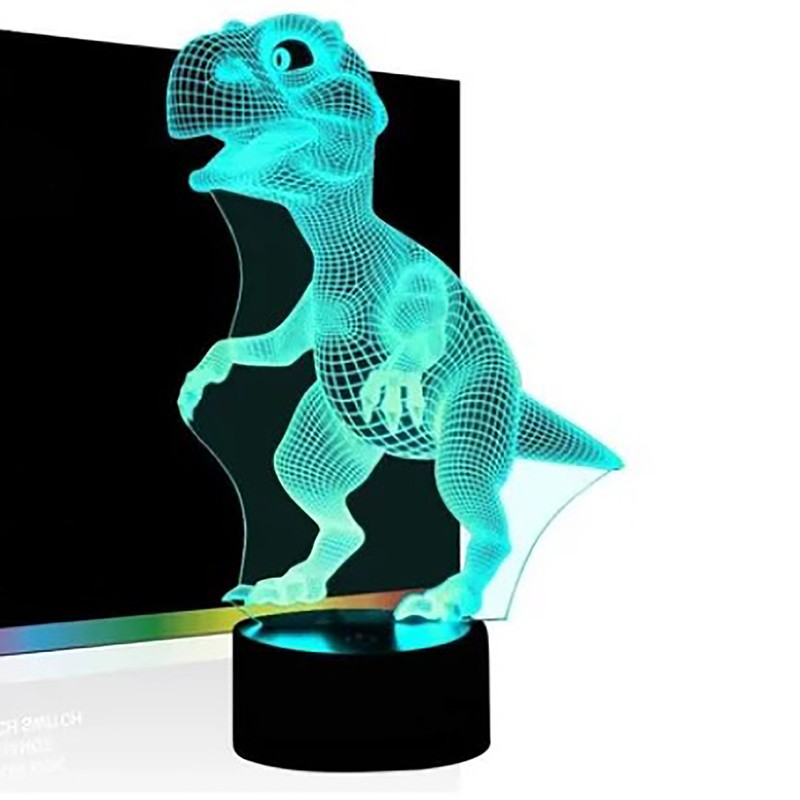 Dinosaur Series Colorful 3D Night Light LED Touch 16 Color