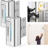 Crosize Home Security Door Locks 2 Pack, Metal Reinforcement Lock